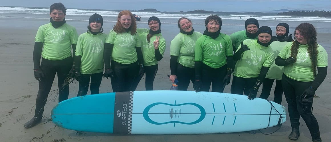 tofino surfing lessons for kids