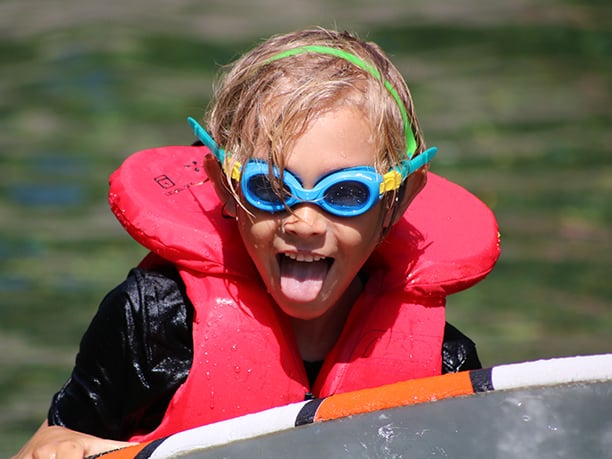 Summer Swimming Lesson Programs Button