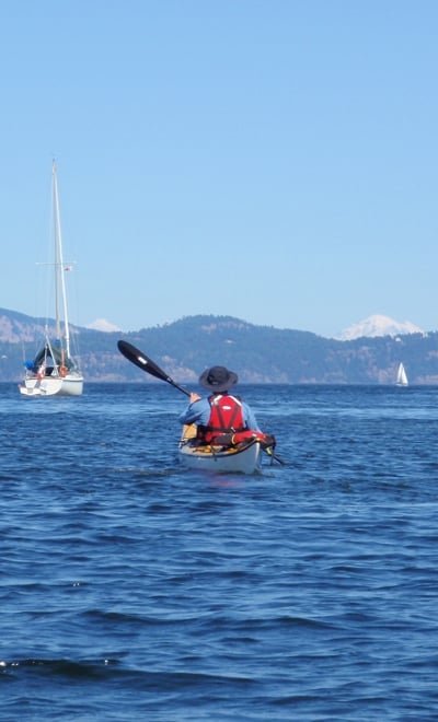 Vancouver Island kids kayaking expedition camps