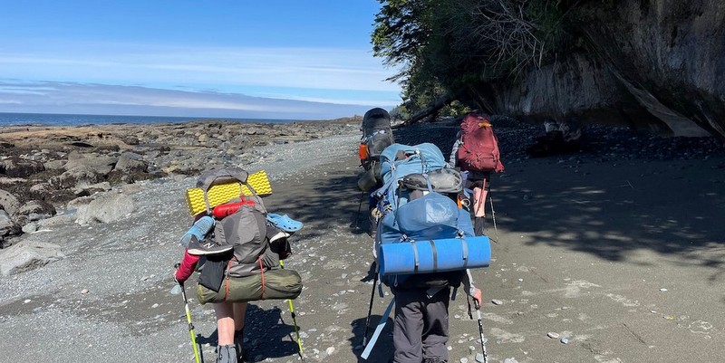 Hiking around sooke hills